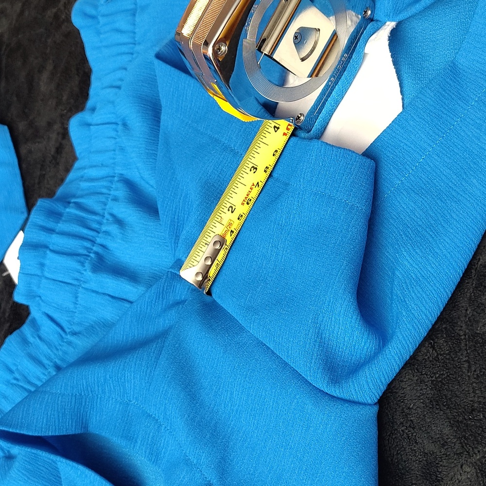 Women's Blue Shorts LOFT OUTLET WOMENS BLUE ππππ SHORTS WITH BELT WRAP - Picture 8 of 12